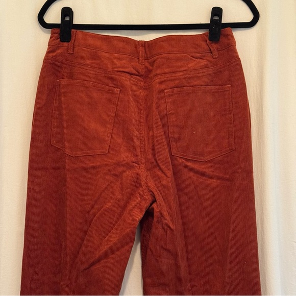 Elegant Rust Boot Cut Flare Pants - Picture 4 of 6
